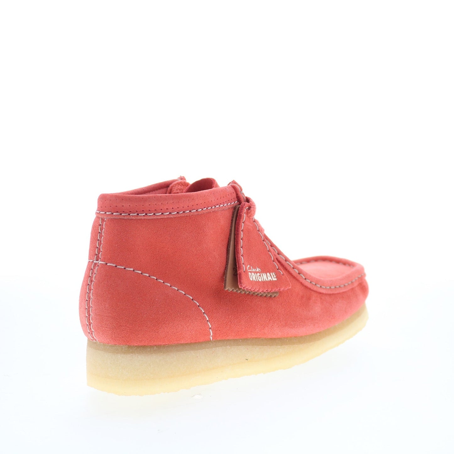 Clarks Wallabee Boot 26181112 Womens Pink Suede Lace Up Chukkas Boots