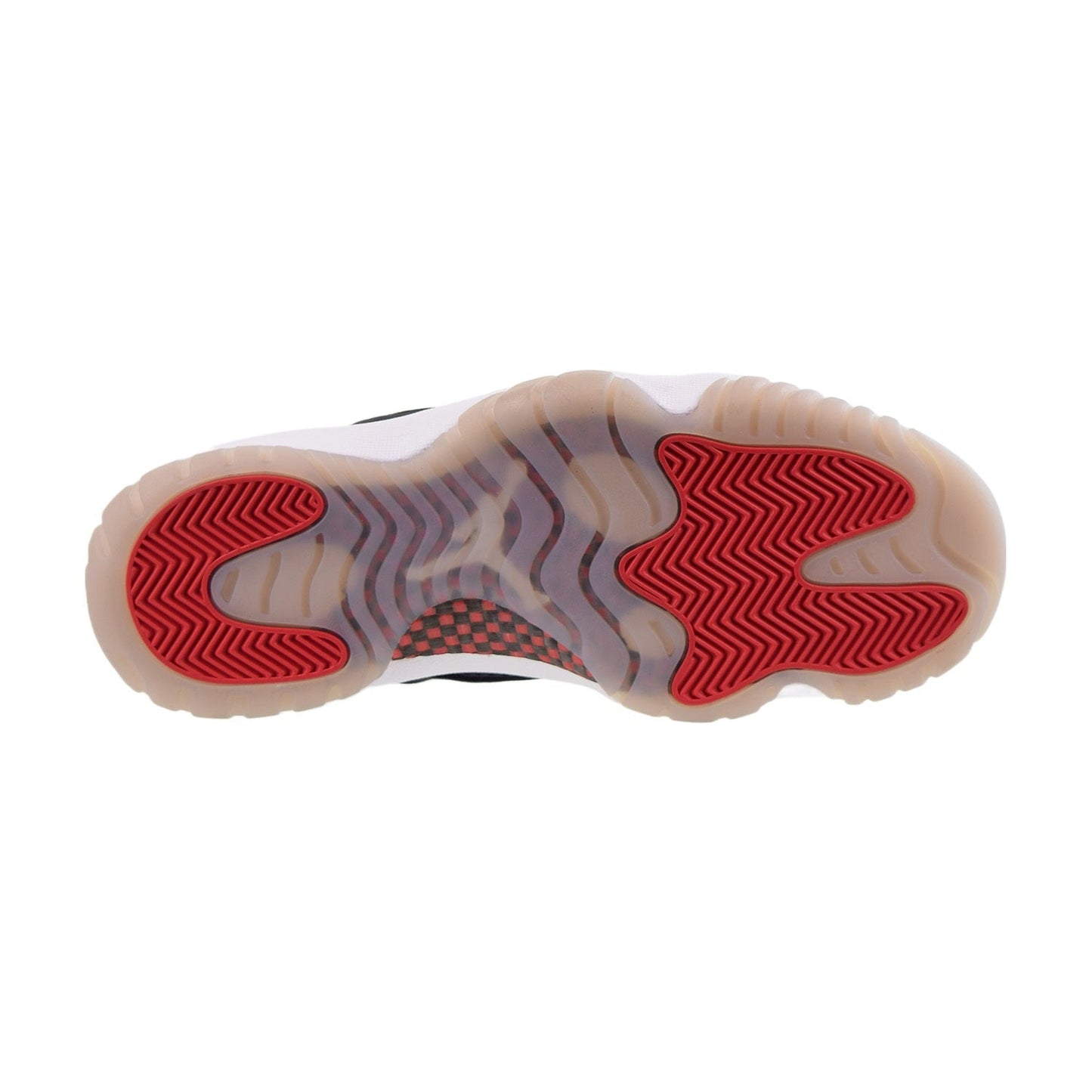 Jordan 11 Retro Low Men's Shoes Black-White-True Red
