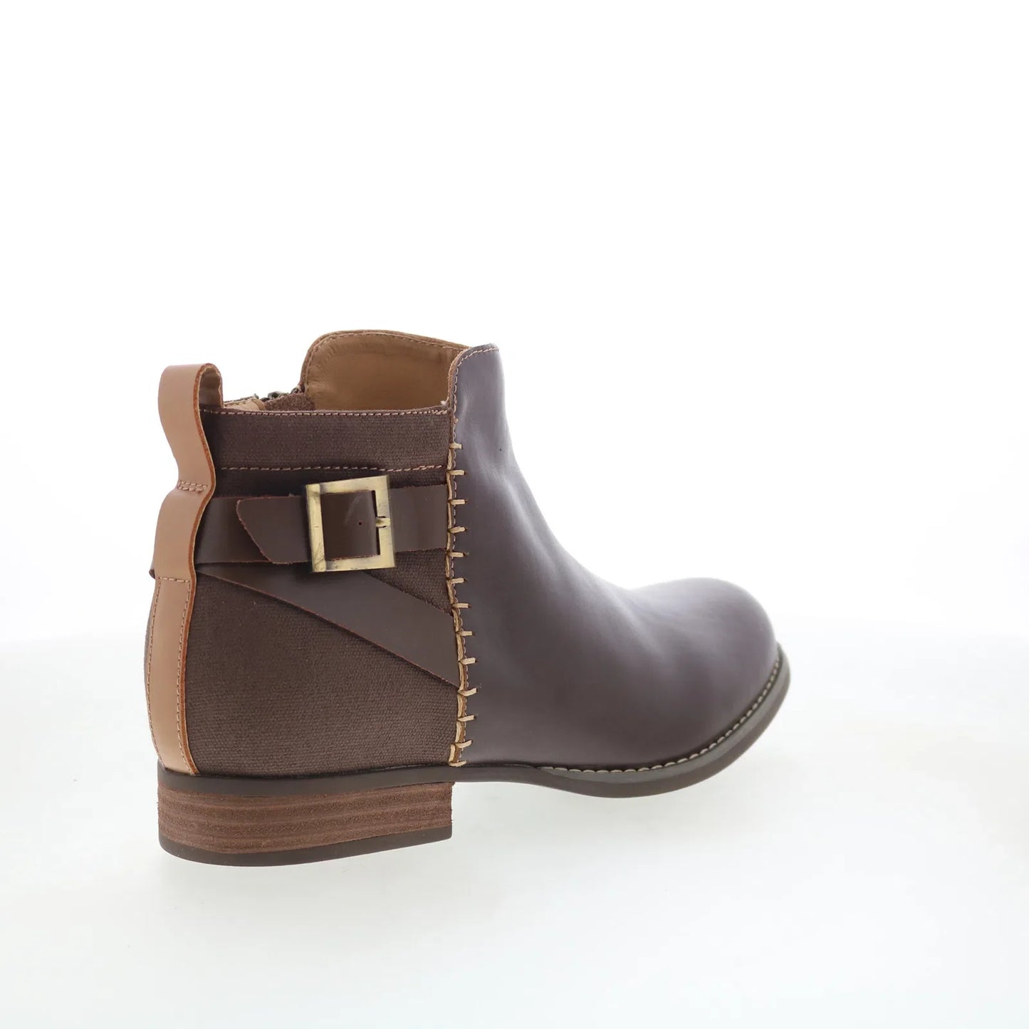 Spenco Dove Creek Boots SP1002ESP Womens Brown Leather Ankle & Booties Boots