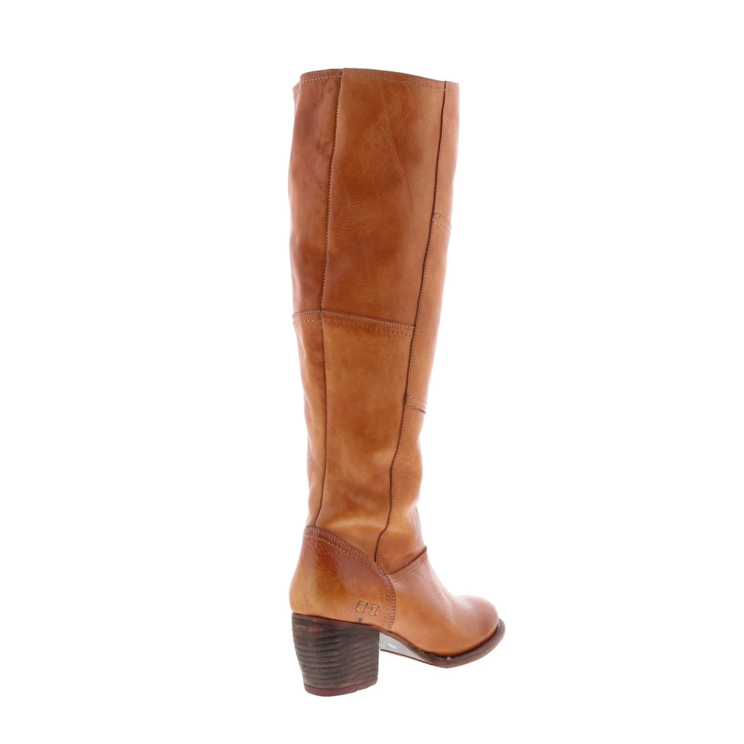 Bed Stu Kennice F393037 Womens Brown Leather Zipper Knee High Boots
