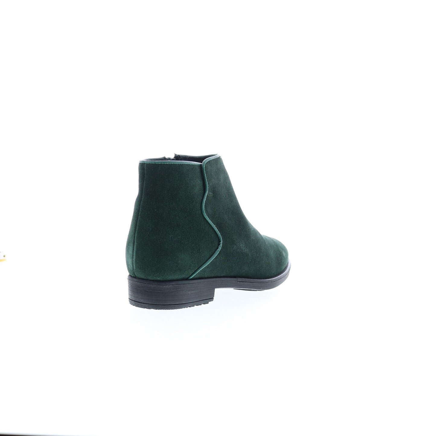 Bos. & Co. Rural Womens Green Suede Zipper Ankle & Booties Boots