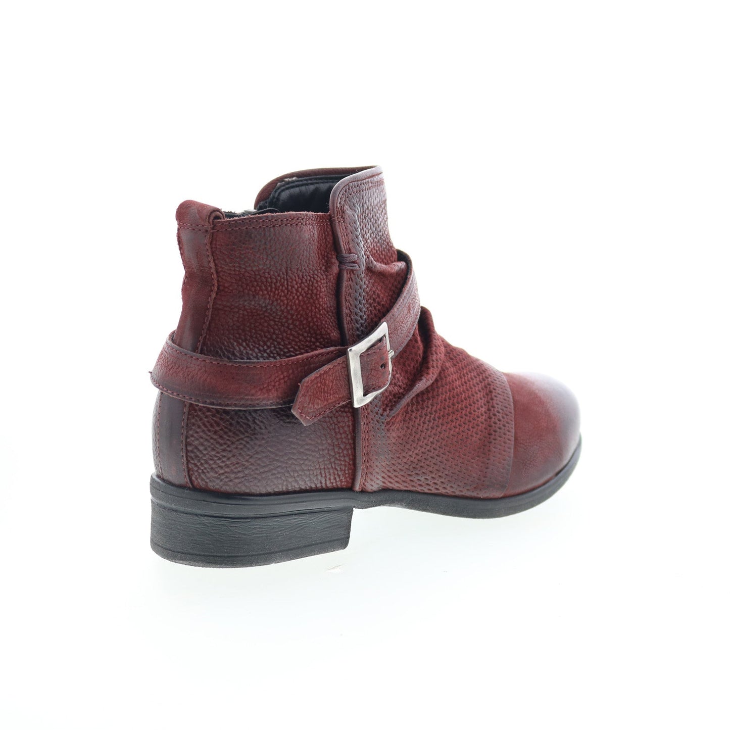 Miz Mooz Suzy Womens Burgundy Leather Zipper Ankle & Booties Boots