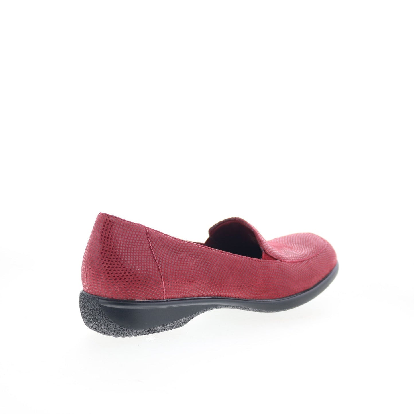 Trotters Jenn Mini Dots T1365-612 Womens Red Extra Narrow Loafer Flats Shoes