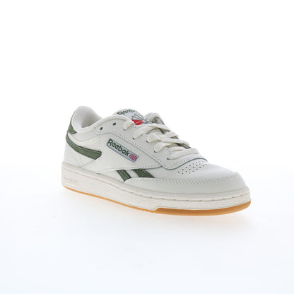 Reebok Club C Revenge Womens White Leather Lifestyle Sneakers Shoes