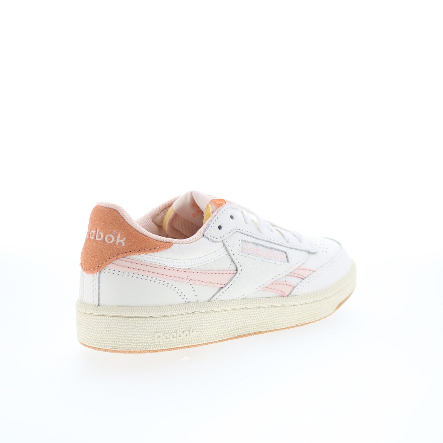 Reebok Club C Revenge Vintage Womens White Leather Lifestyle Sneakers Shoes