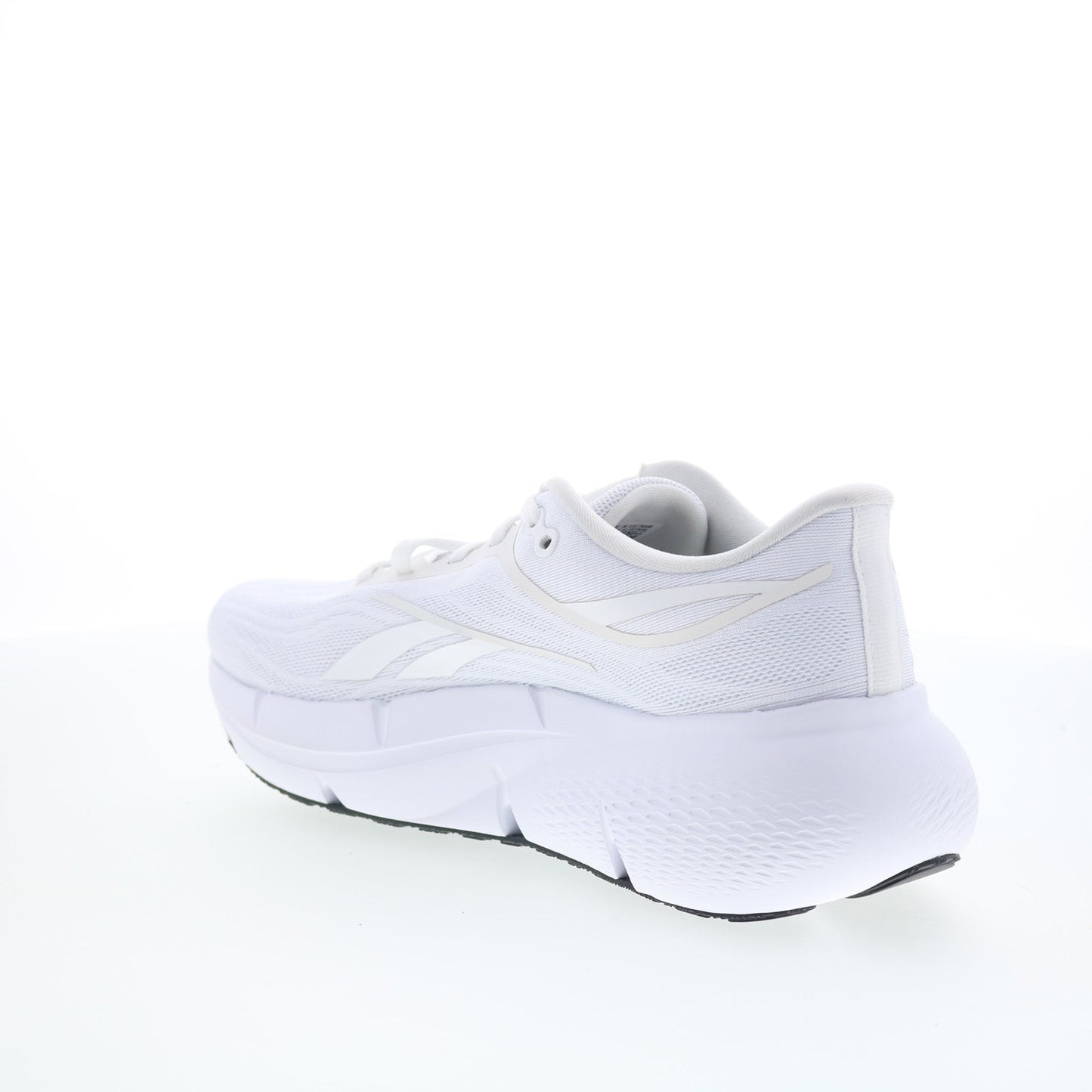 Reebok Zignition Womens White Canvas Lace Up Athletic Running Shoes