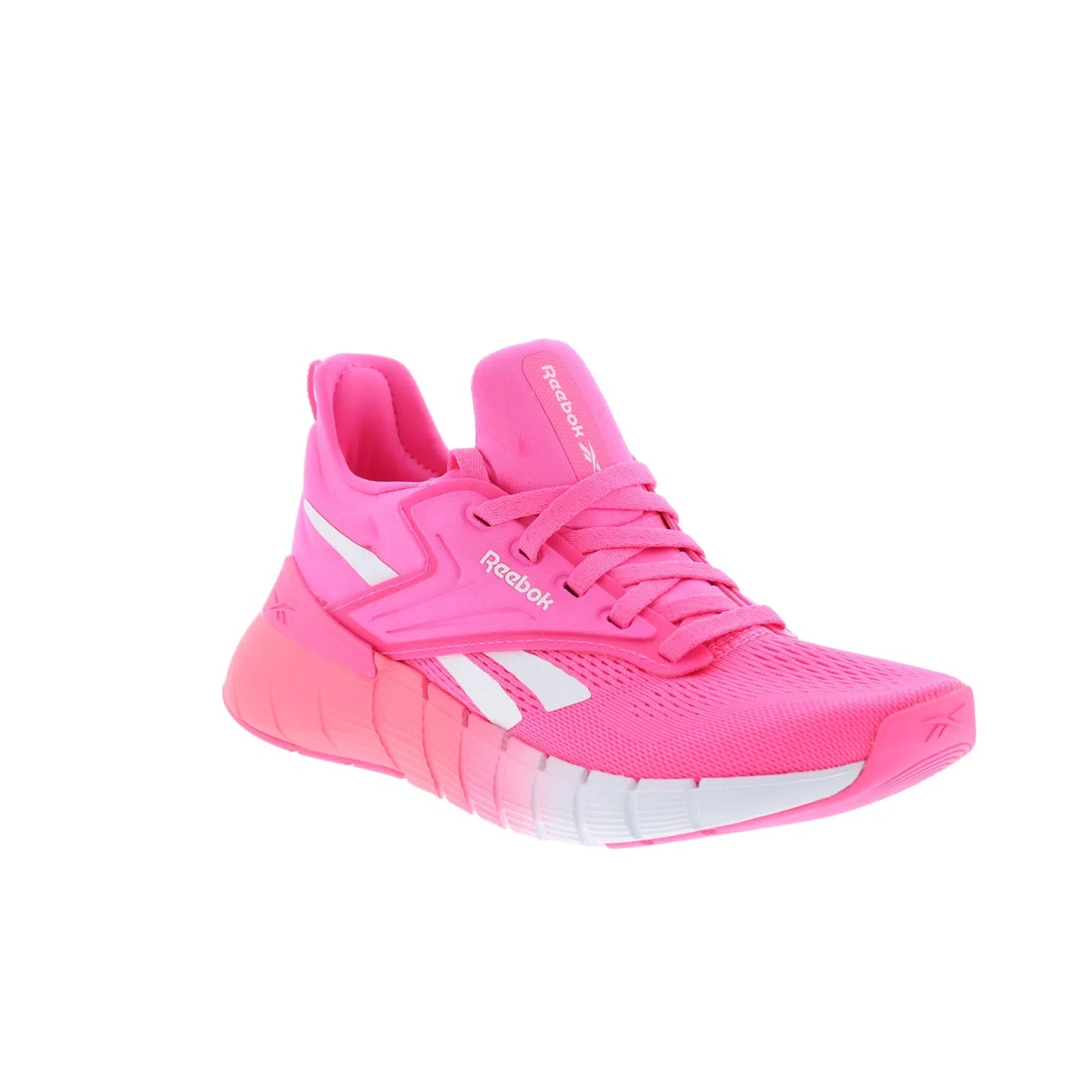 Reebok Nano Gym Womens Pink Canvas Lace Up Athletic Cross Training Shoes