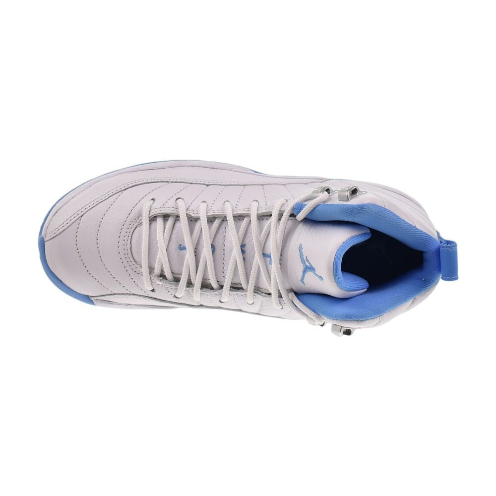 Air Jordan 12 Retro (GS) "Melo" Big Kids' Shoes White/University Blue