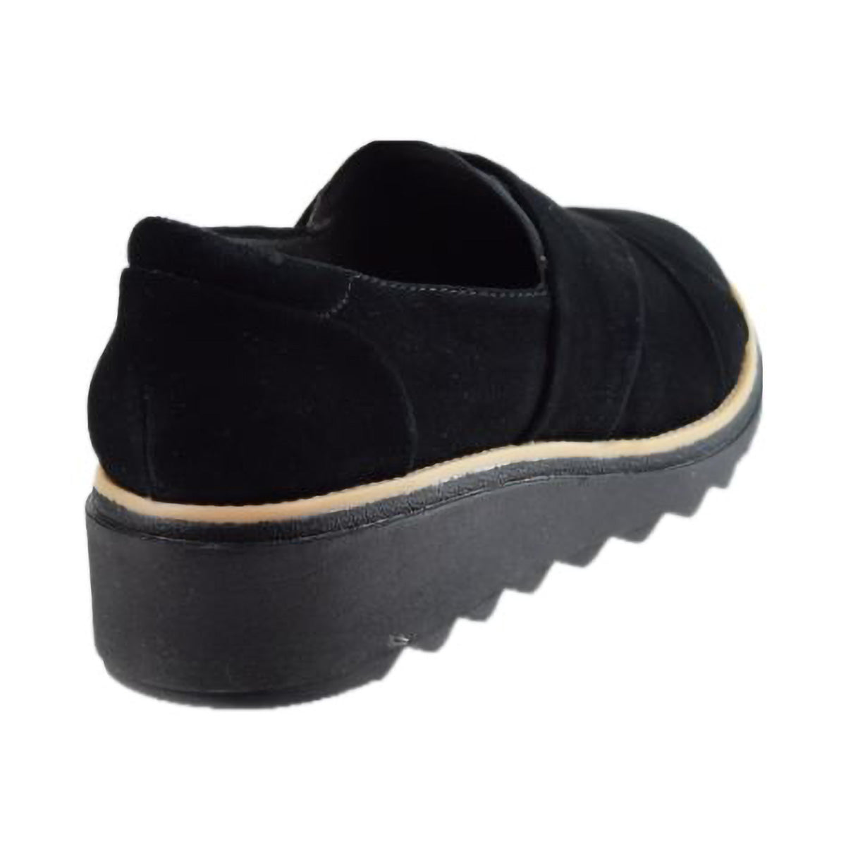 Clarks Sharon Form Suede Women's Shoes Black