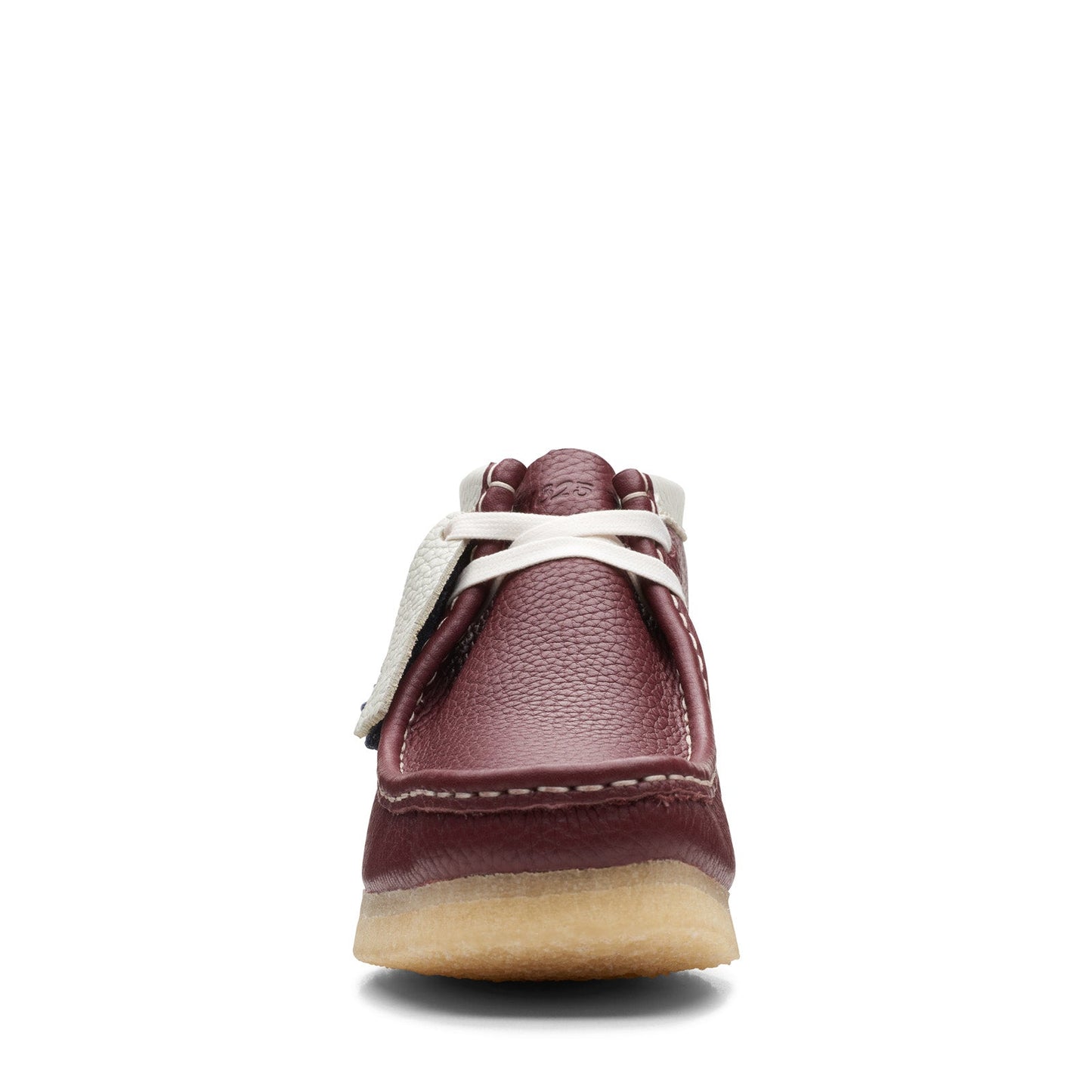 Clarks Wallabee Boot 26166098 Womens Burgundy Leather Lace Up Chukkas Boots
