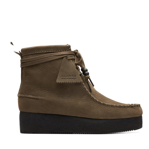 Clarks Wallabee Craft 26173248 Womens Brown Leather Lace Up Chukkas Boots