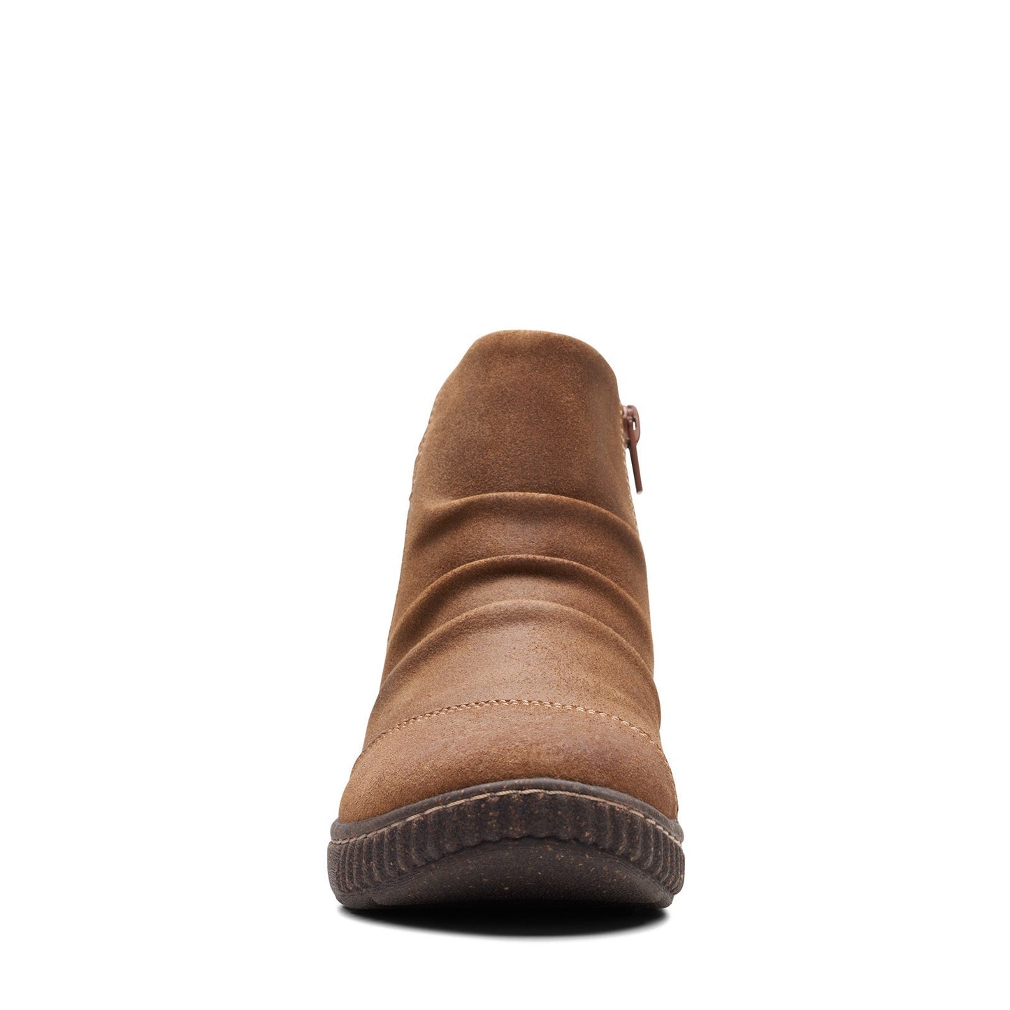 Clarks Caroline Derby 26174160 Womens Brown Suede Ankle & Booties Boots