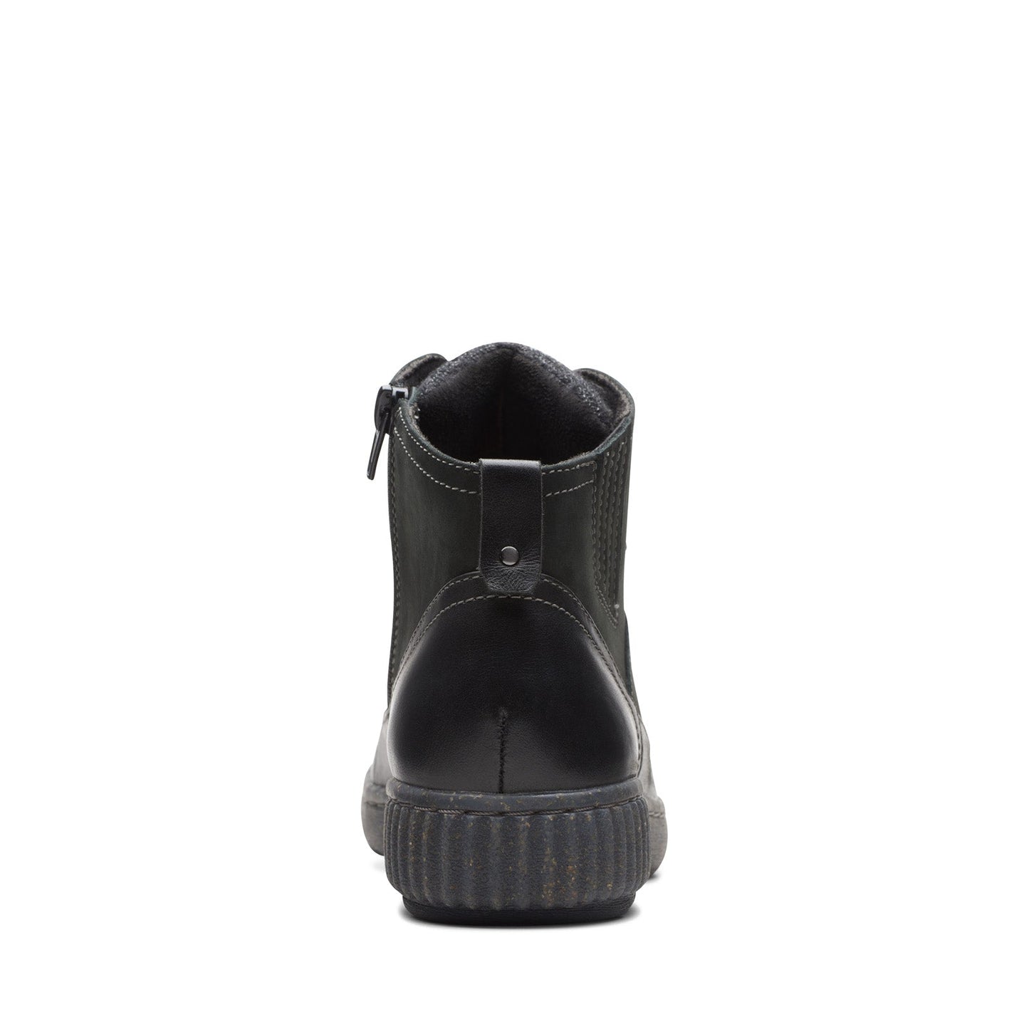 Clarks Magnolia Moon 26174976 Womens Black Nubuck Casual Dress Boots