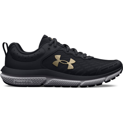 Under Armour Kid's Assert 10 Running Shoes Black/Metallic Gold