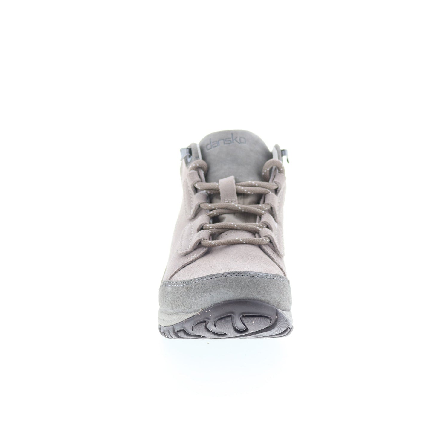 Dansko Pearla 4360-797800 Womens Gray Suede Lace Up Casual Dress Boots