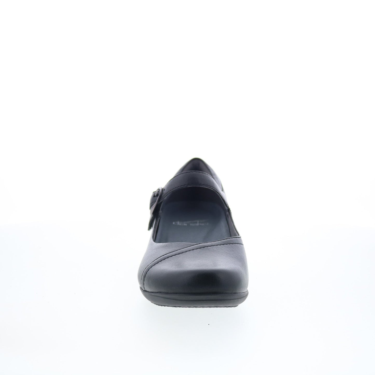 Dansko Fawna 5511-020200 Womens Black Wide Leather Mary Jane Flats Shoes