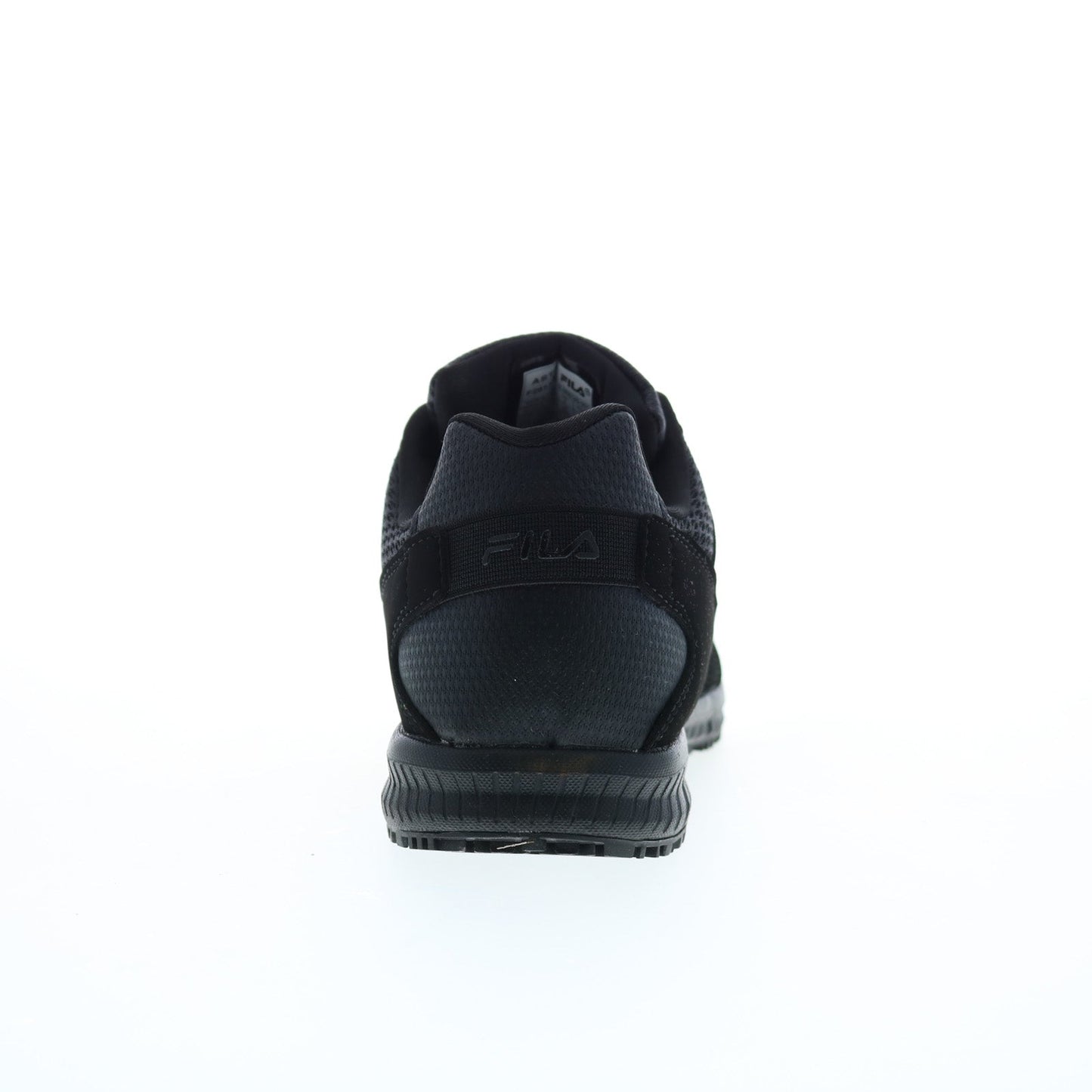 Fila Memory Layers Slip Resistant Womens Black Athletic Work & Safety Shoes