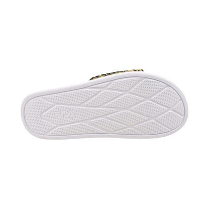 Fila Drifter Lux Wild Women's Slide Sandals White-Leopard