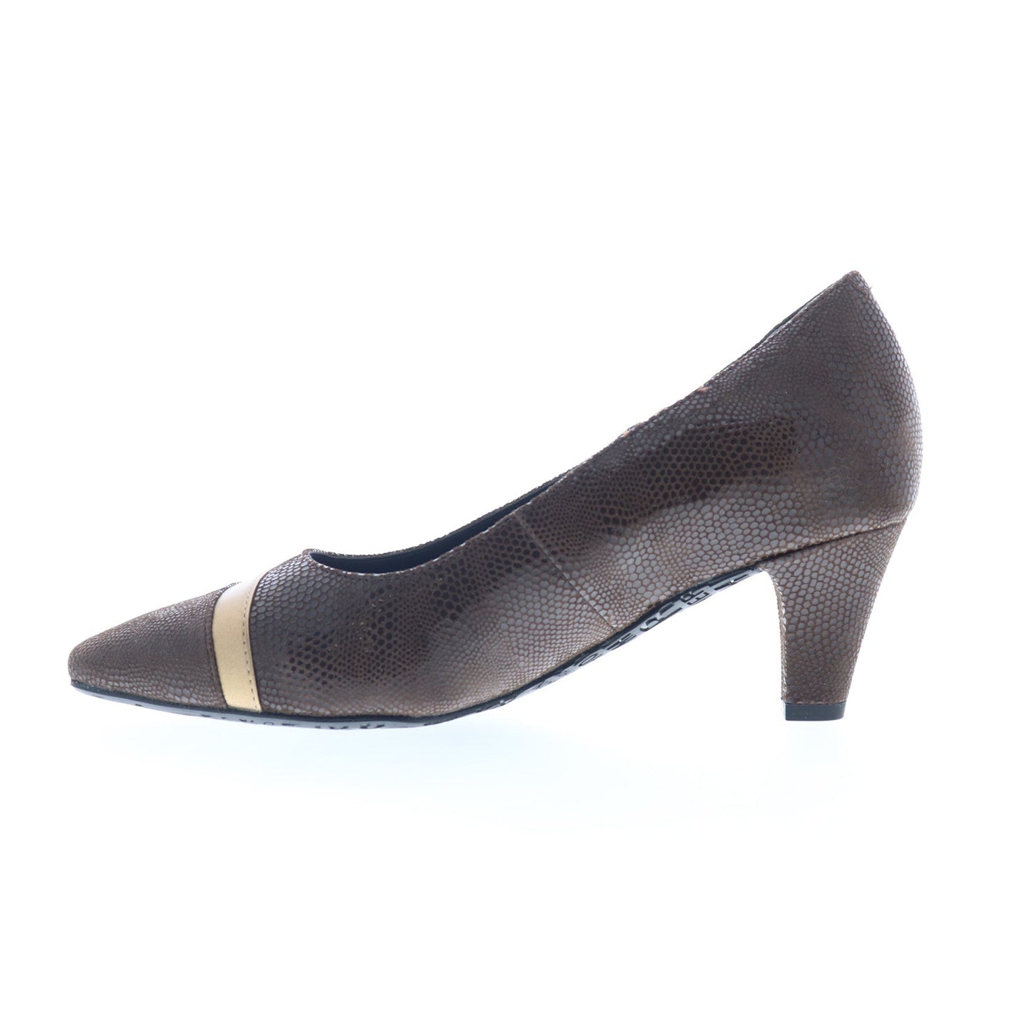Ros Hommerson Kiwi 75070-65 Womens Brown Leather Pumps Heels Shoes