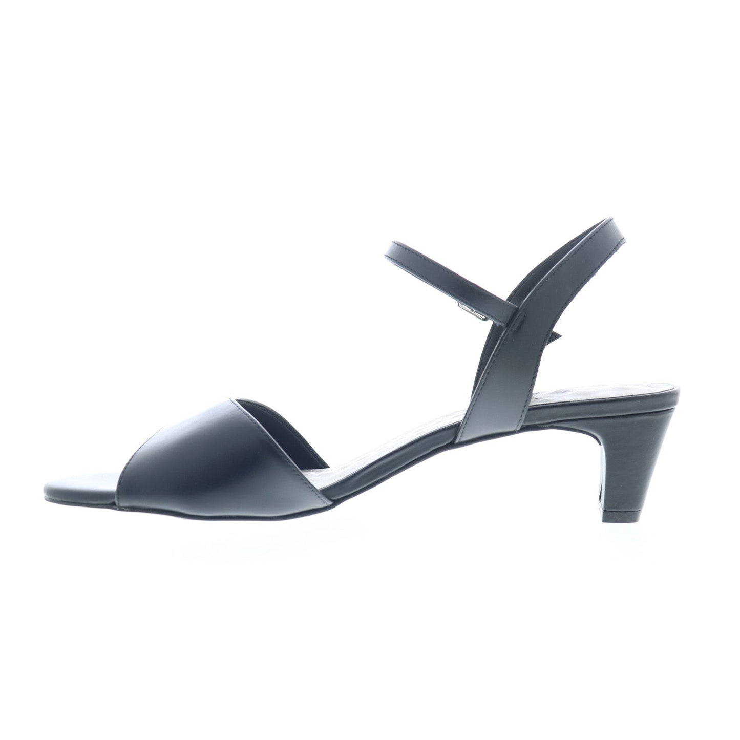 Ros Hommerson Lydia 75086-10 Womens Black Wide Strap Heels Shoes