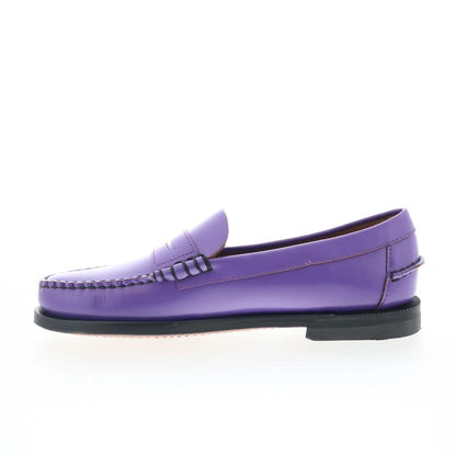 Sebago Classic Dan Pigment Womens Purple Loafers & Slip Ons Penny Shoes