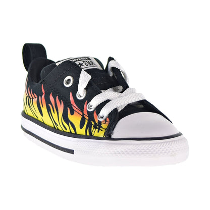 Converse Chuck Taylor AS Street Slip "Into The Flames" Toddler Shoe Black-Yellow