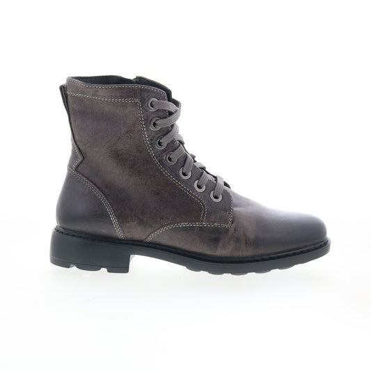 Johnston & Murphy Graice 78-51929 Womens Gray Leather Casual Dress Boots