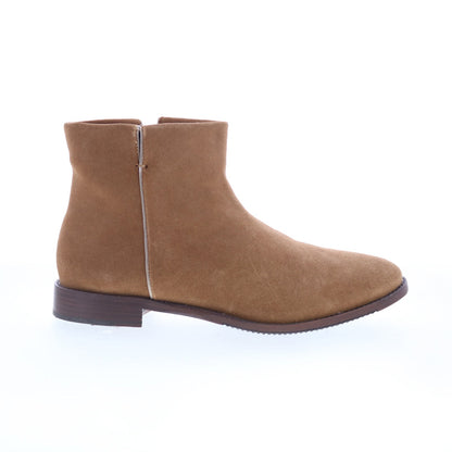 Johnston & Murphy Liliana 78-51963 Womens Brown Suede Casual Dress Boots