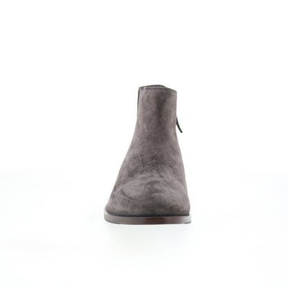 Johnston & Murphy Chelsea Boot 78-52146 Womens Gray Suede Casual Dress Boots