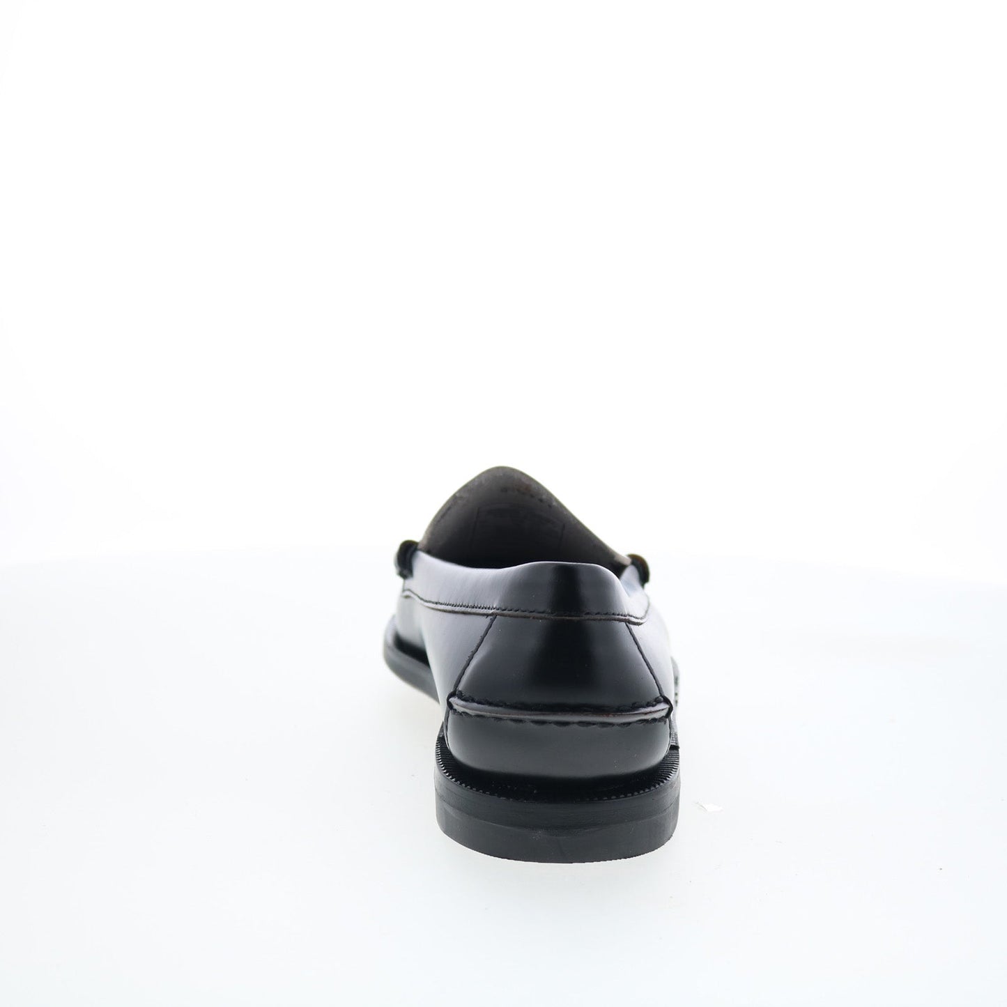 Sebago Classic Dan Gambling Womens Black Loafers & Slip Ons Penny Shoes