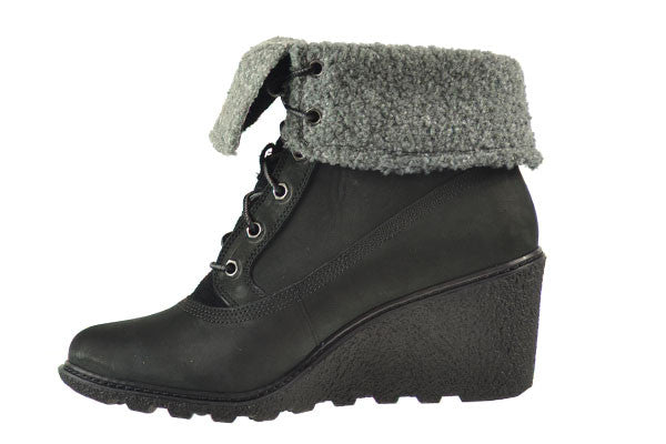 Timberland Earthkeepers Amston Roll Top Women's Boots Black
