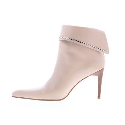 Claudia Ciuti Croce CLAUDIA CIUTI3 Womens Beige Leather Ankle & Booties Boots