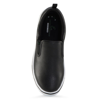 Emeril Lagasse Royal Tumbled EZ-Fit Womens Black Athletic Work Shoes