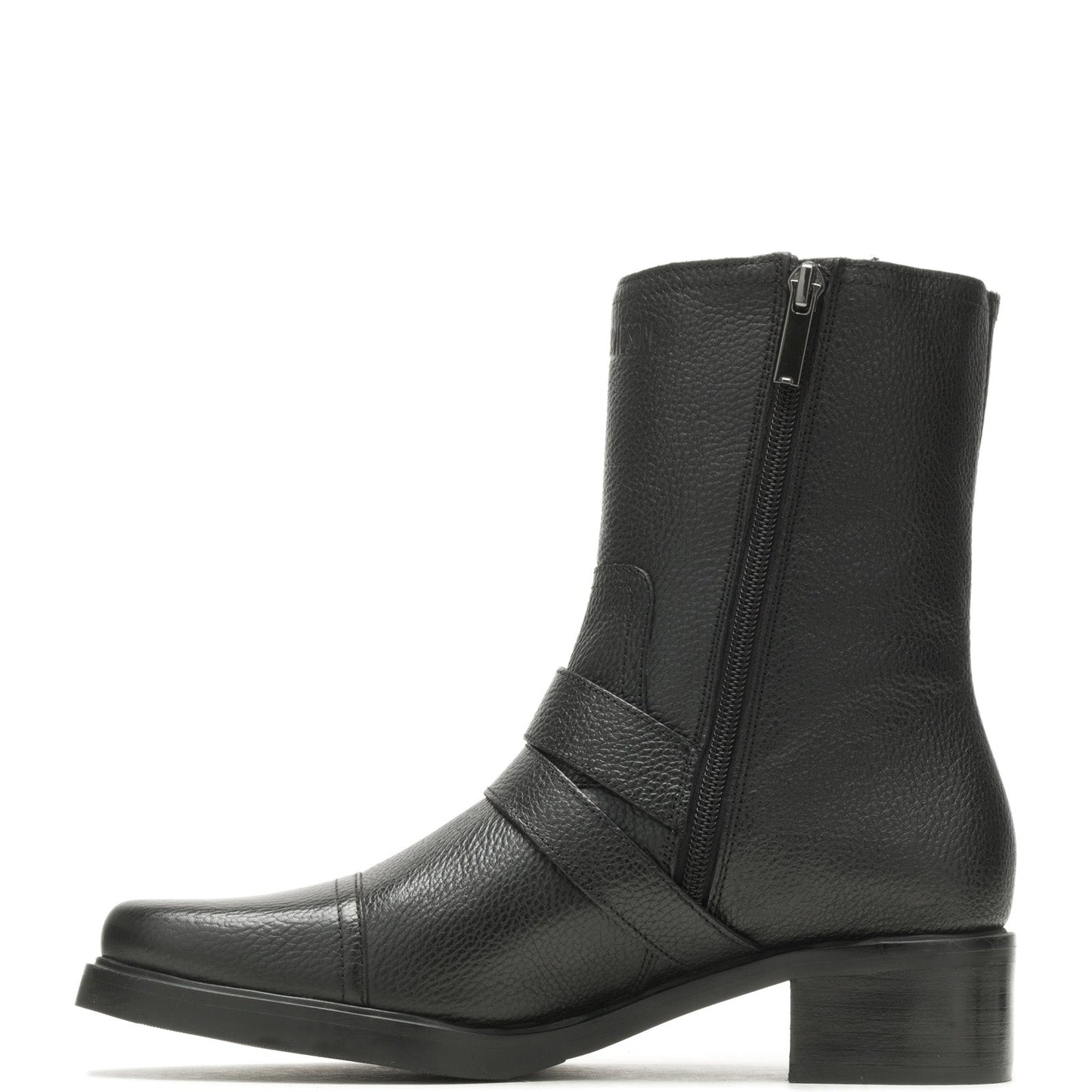 Harley-Davidson Jerilyn Double Buckle D84754 Womens Black Motorcycle Boots