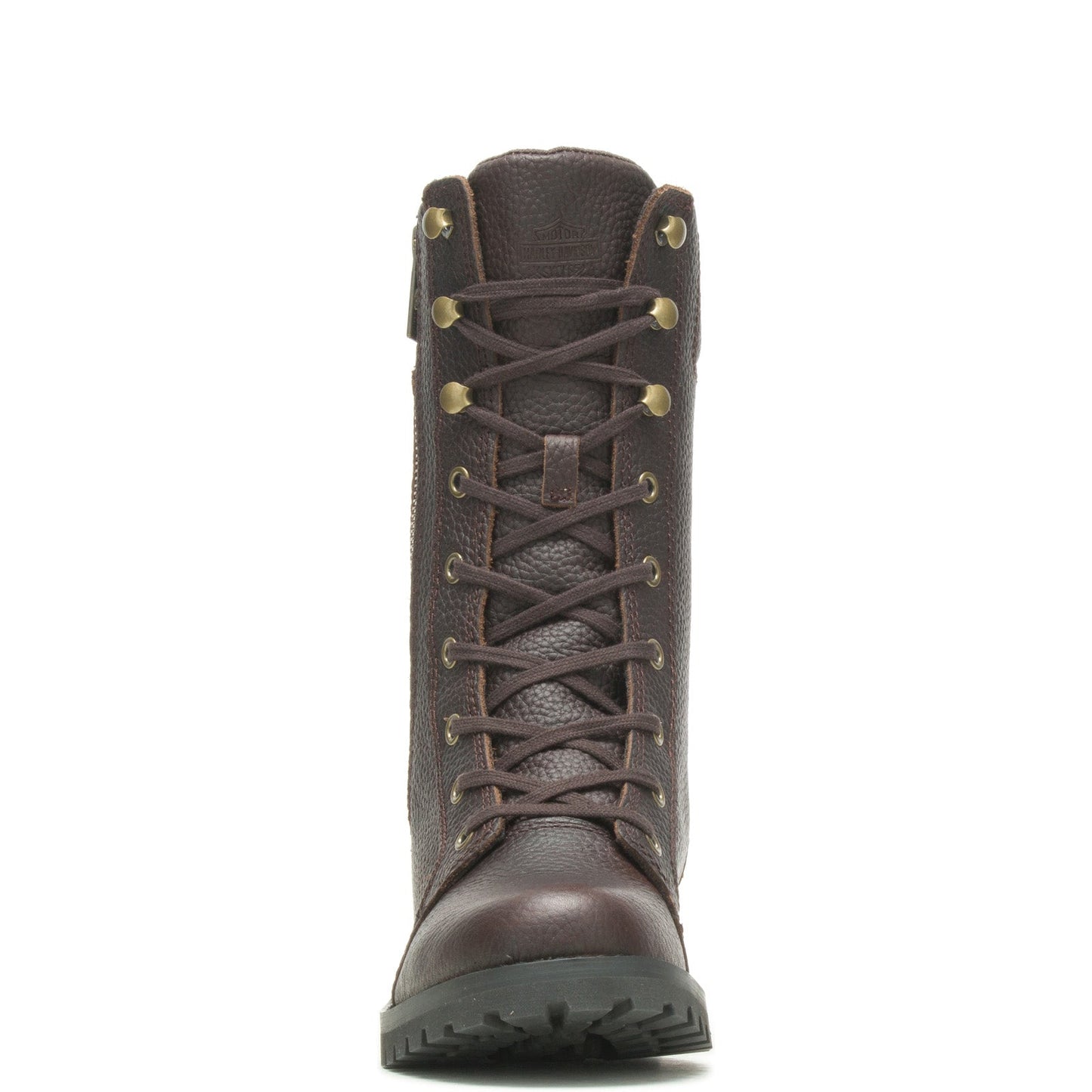 Harley-Davidson Nolana 9" D84769 Womens Brown Leather Motorcycle Boots