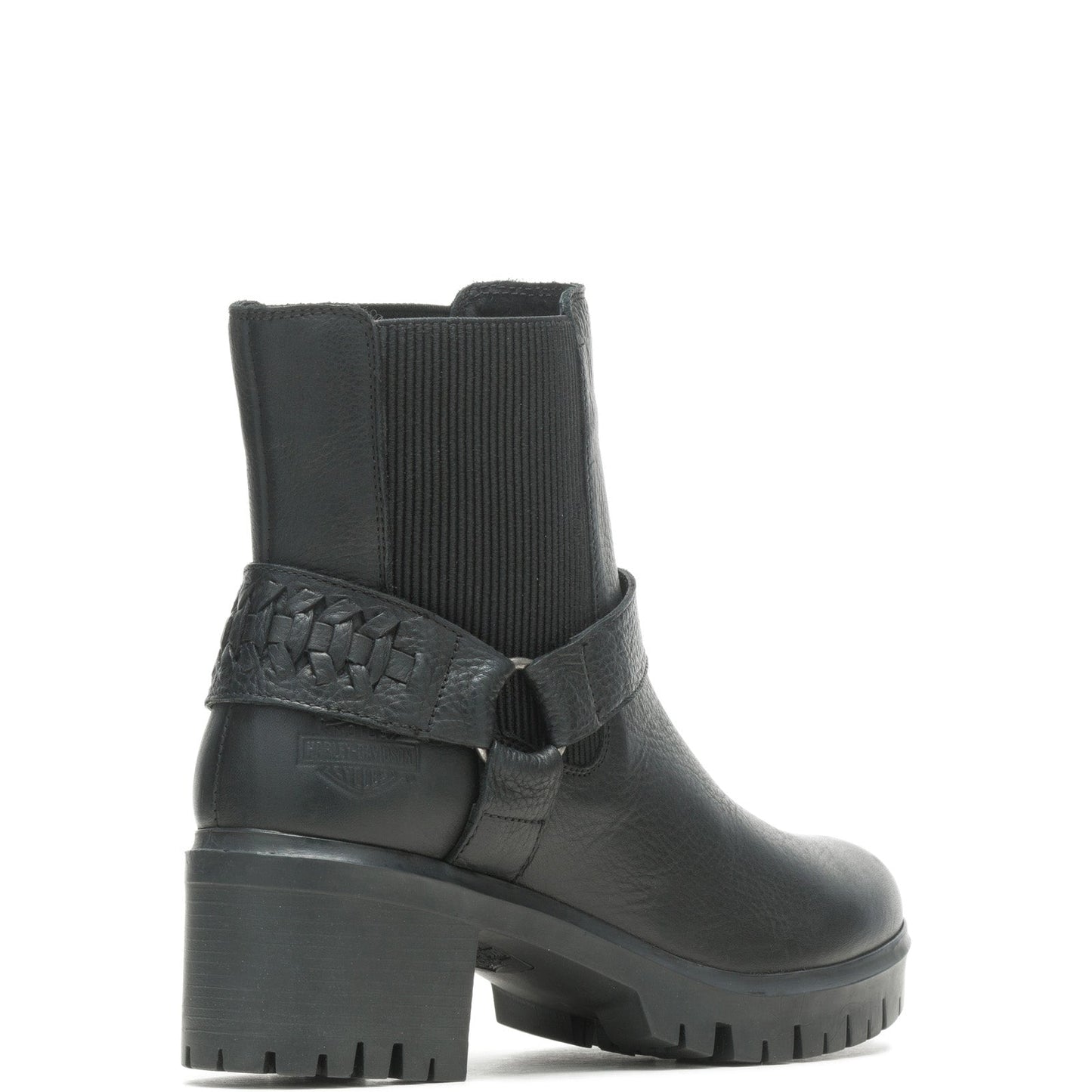 Harley-Davidson Rexene D87250 Womens Black Leather Motorcycle Boots