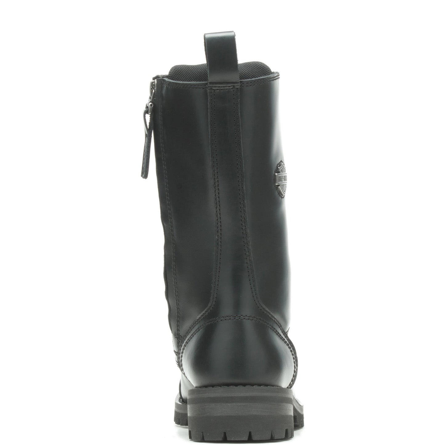 Harley-Davidson Walsen 8" Lace D87256 Womens Black Leather Motorcycle Boots