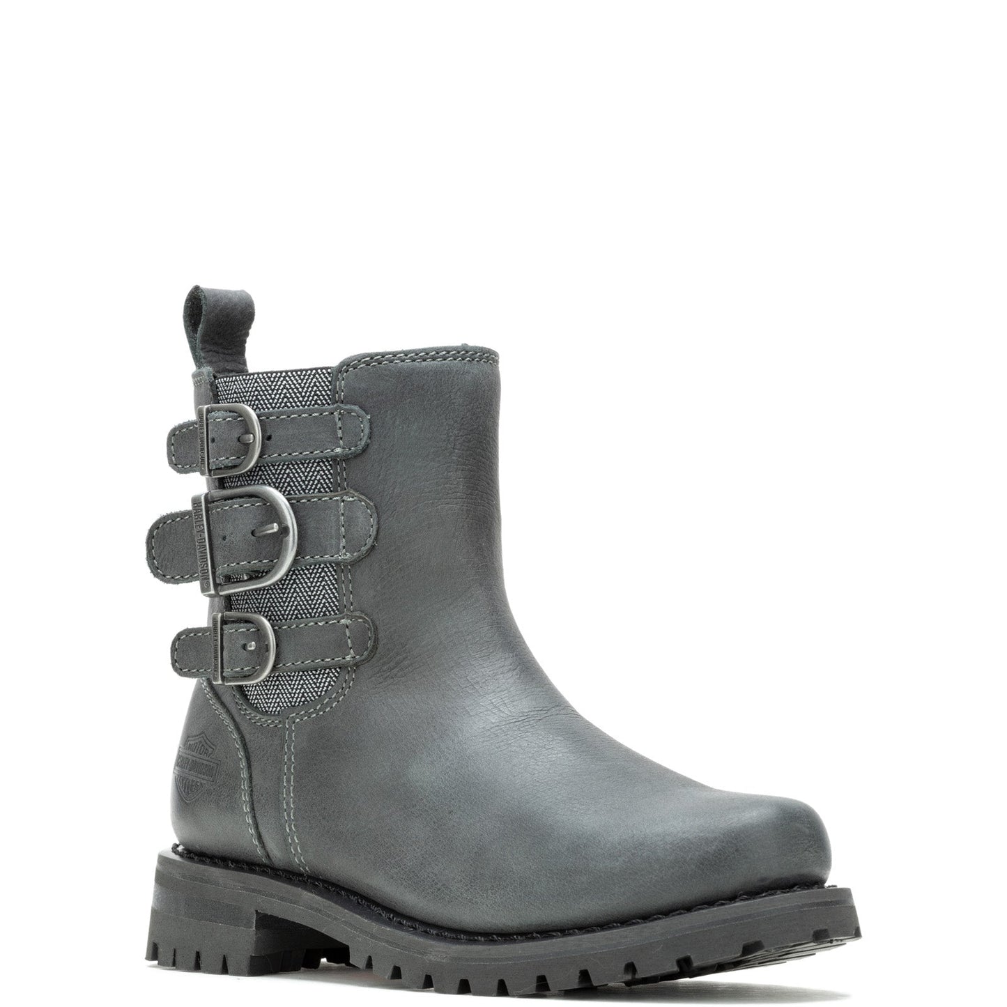 Harley-Davidson Beasley 6" Strap D87278 Womens Black Casual Dress Boots