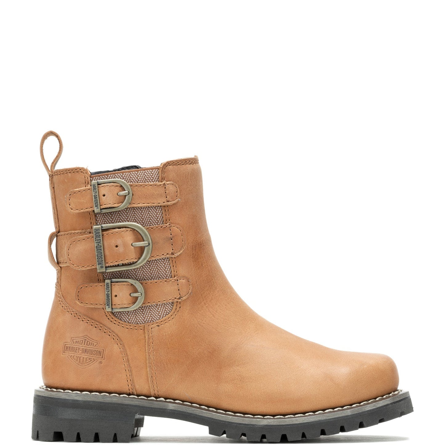 Harley-Davidson Beasley 6" Strap D87279 Womens Brown Casual Dress Boots