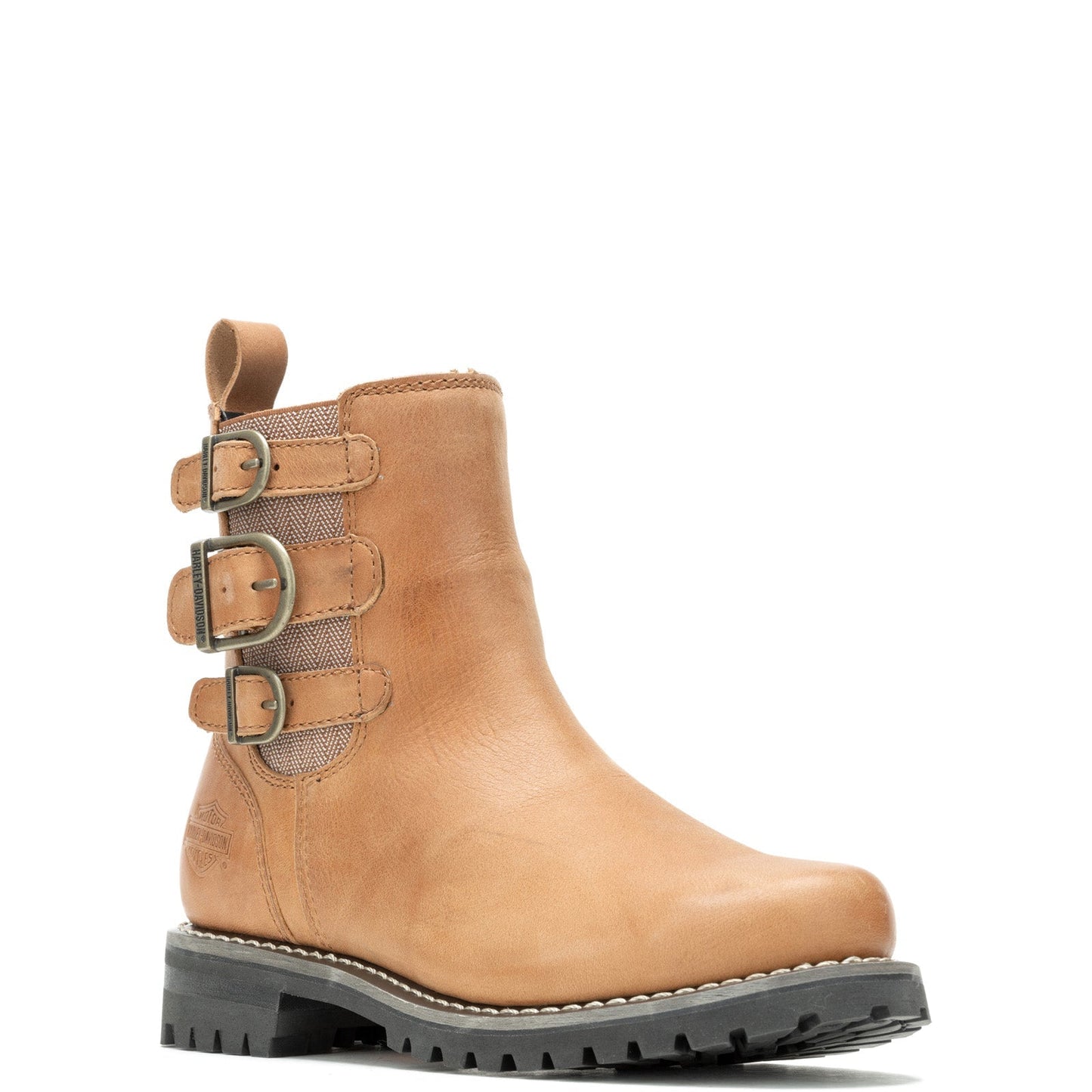 Harley-Davidson Beasley 6" Strap D87279 Womens Brown Casual Dress Boots