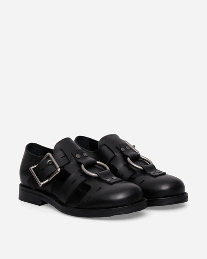 Bondage Belt Sandals Black