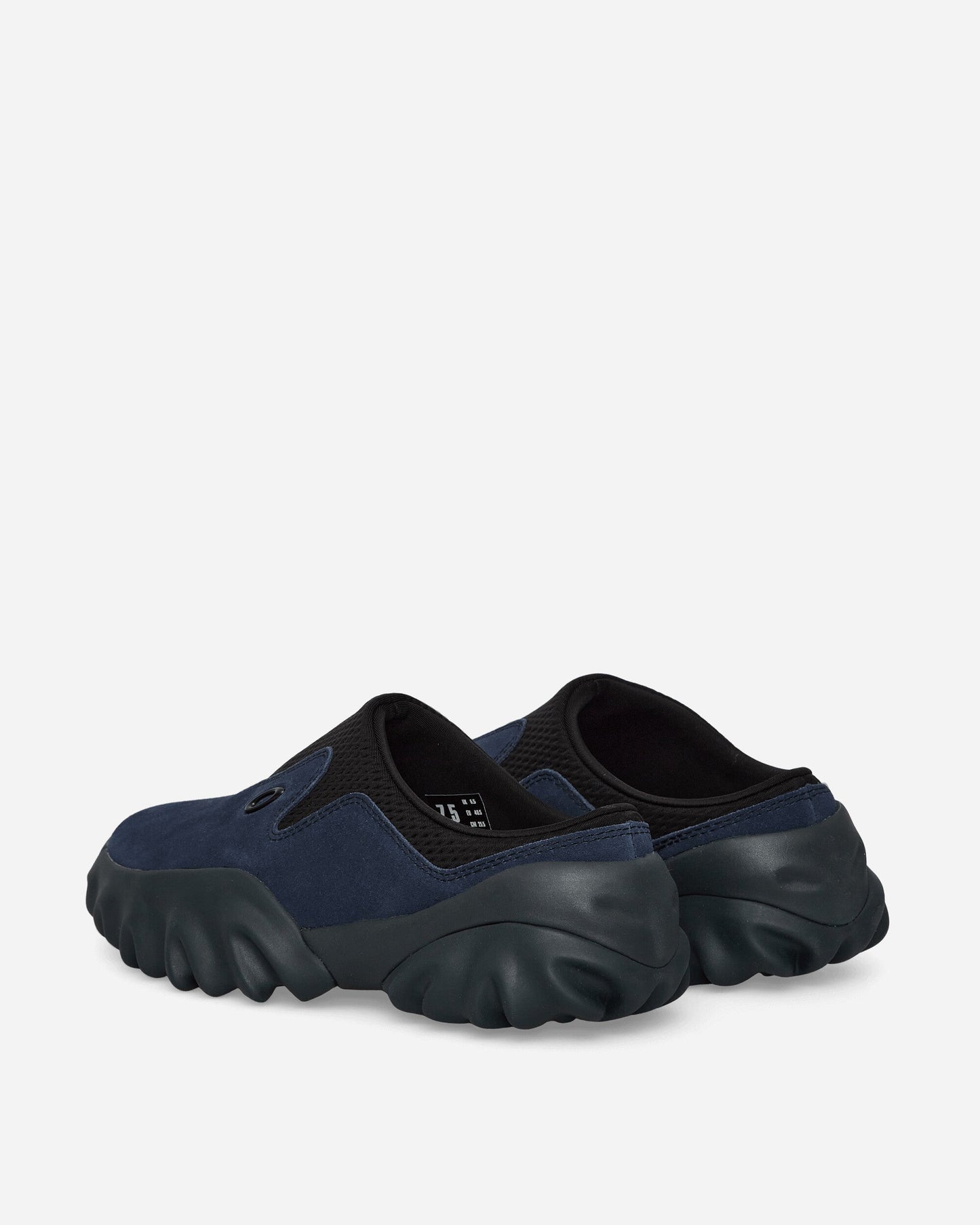 Suede Chop Saw Mules Navy