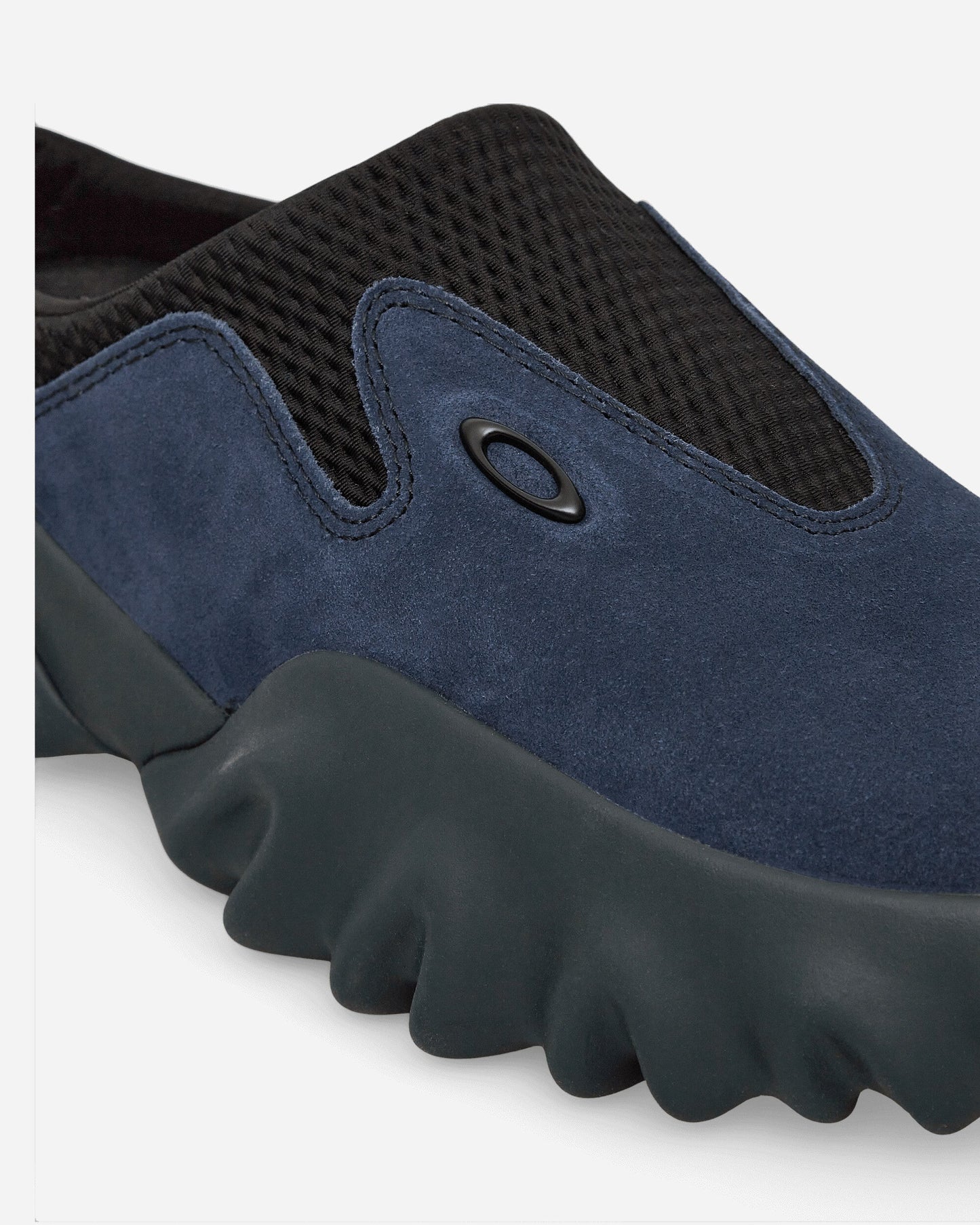 Suede Chop Saw Mules Navy