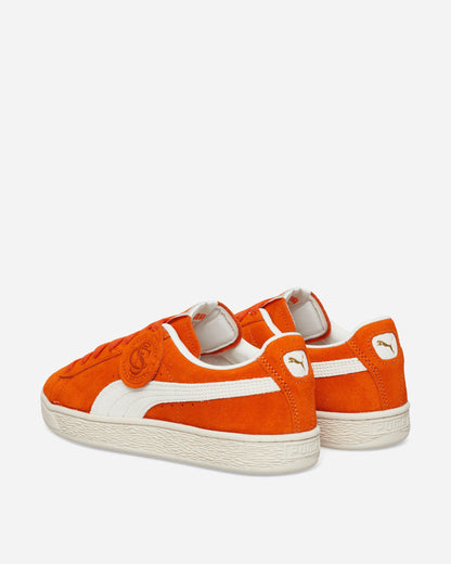 Suede Charles F. Stead IV Sneakers Orange Glo / White