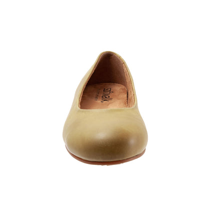 Softwalk Sonoma S1862-322 Womens Green Extra Wide Ballet Flats Shoes
