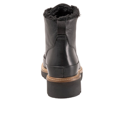 Softwalk Whitney S2261-001 Womens Black Leather Casual Dress Boots