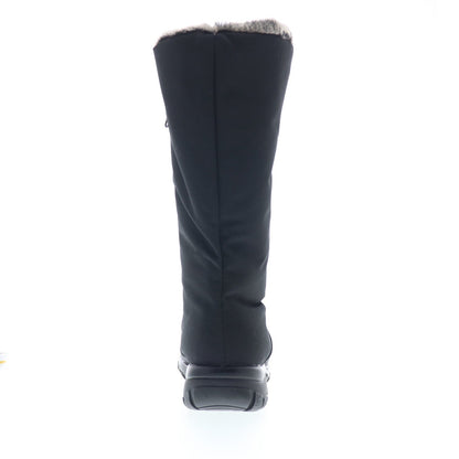 Clinic Extra Janet T10972 Womens Black Extra Wide Mid Calf Boots