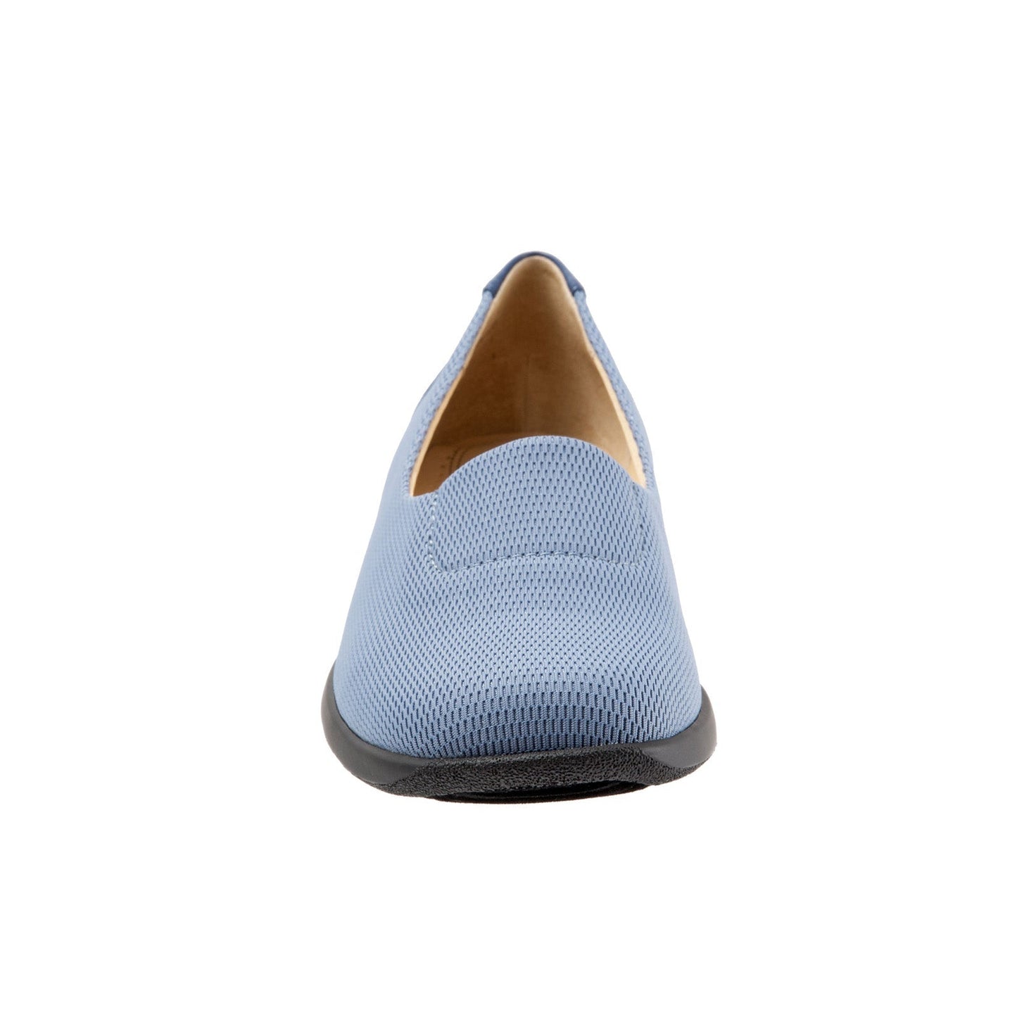 Trotters Jake T1464-433 Womens Blue Narrow Mesh Slip On Loafer Flats Shoes