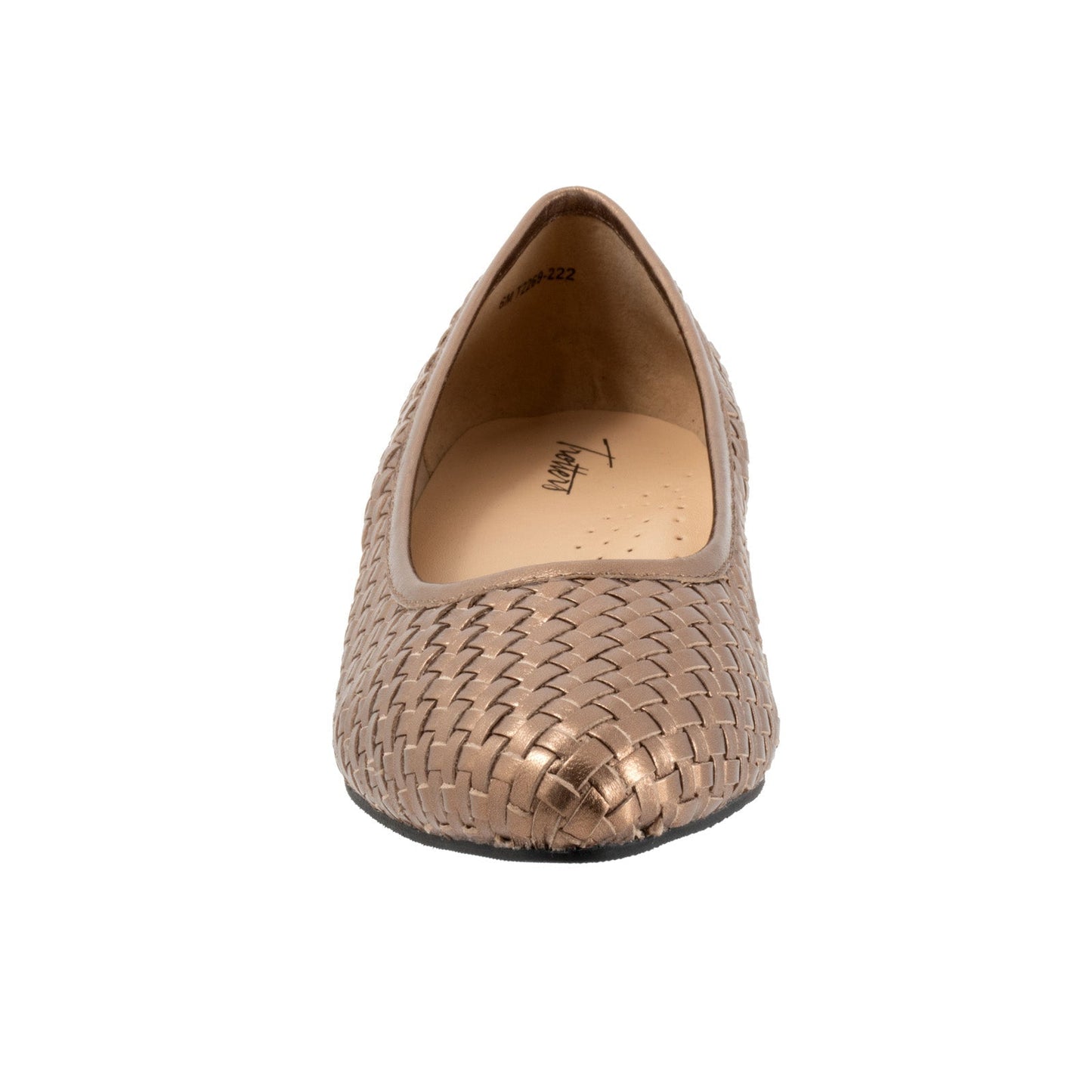 Trotters Jade T2269-222 Womens Brown Narrow Leather Pumps Heels Shoes