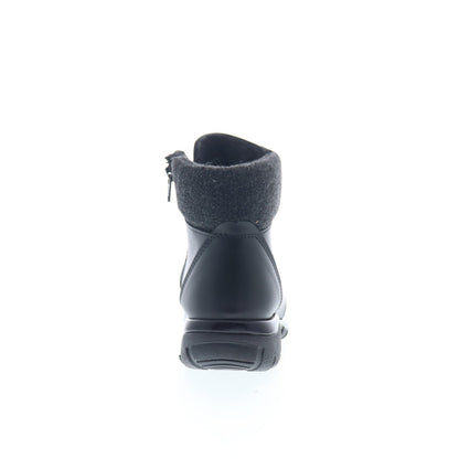 Clinic Extra Regina TA224706 Womens Black Extra Wide Casual Dress Boots